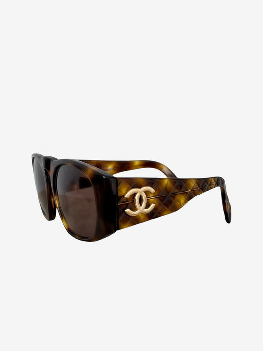 Chanel cc logo matelasse sunglasses