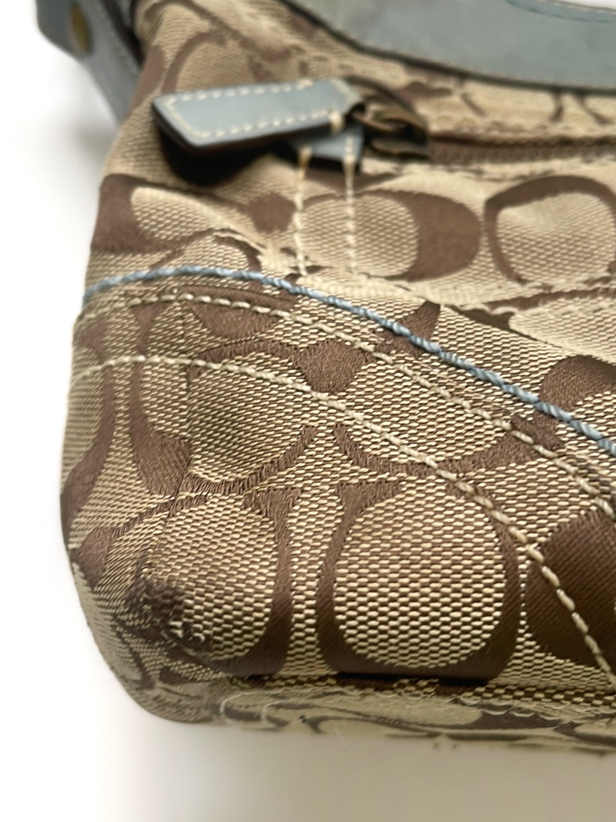 00s Coach signature monogram bag