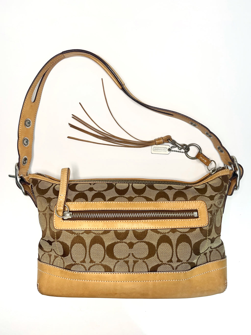 2000s Coach signature monogram bag