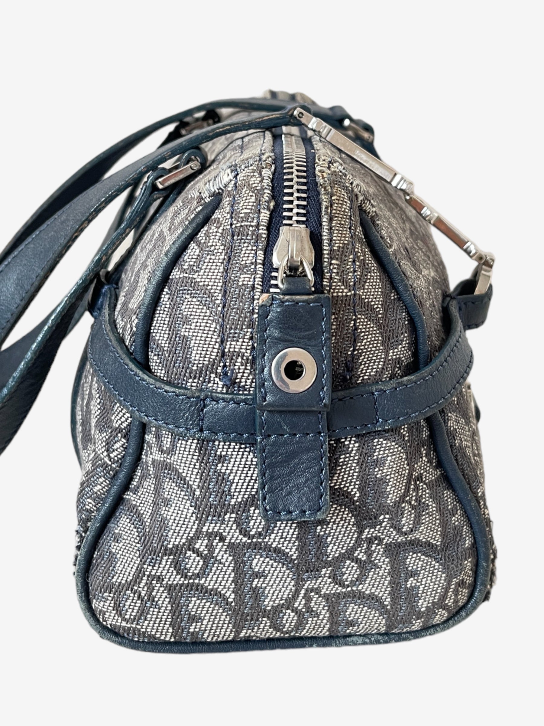 Vintage Dior monogram shoulder bag