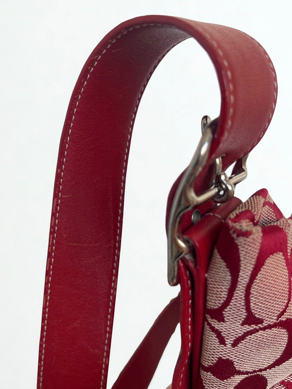 Coach signature XL hobo shoulder bag.