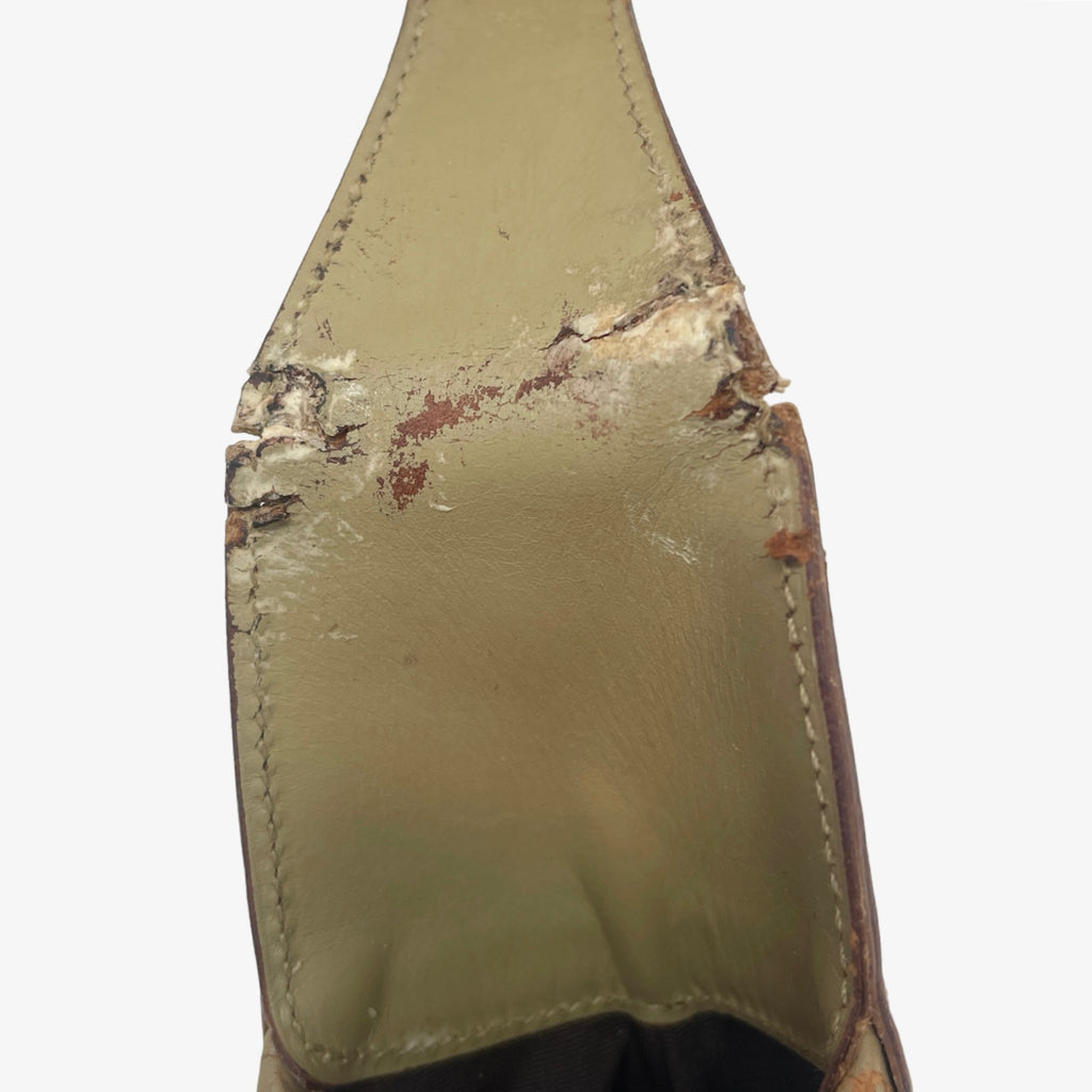 Vintage Gucci monogram Jackie in Olive and Biege