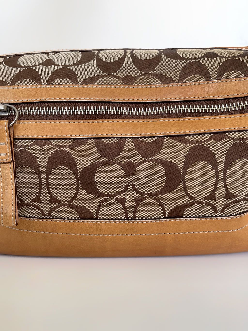 2000s Coach signature monogram bag