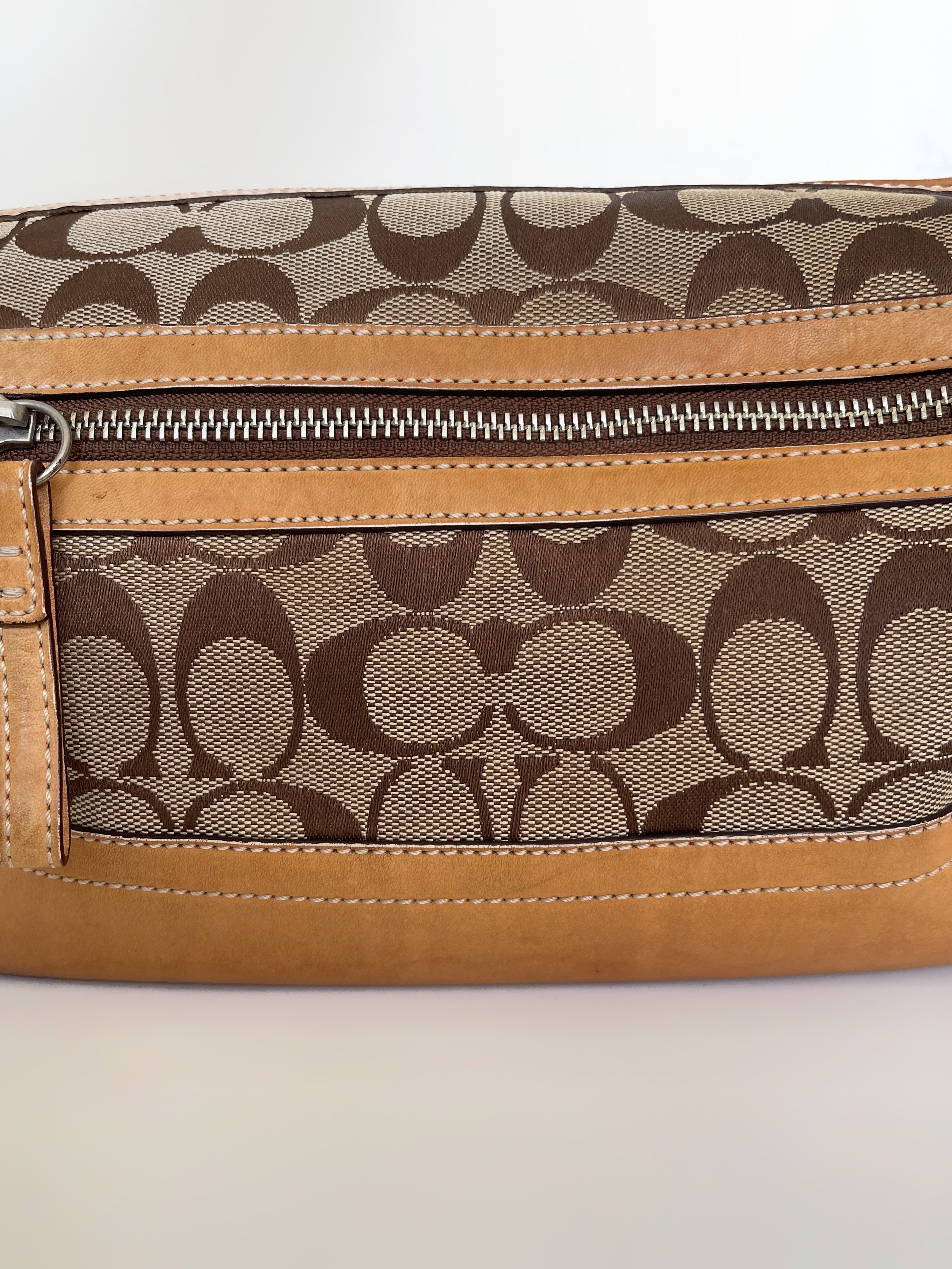 2000s Coach signature monogram bag