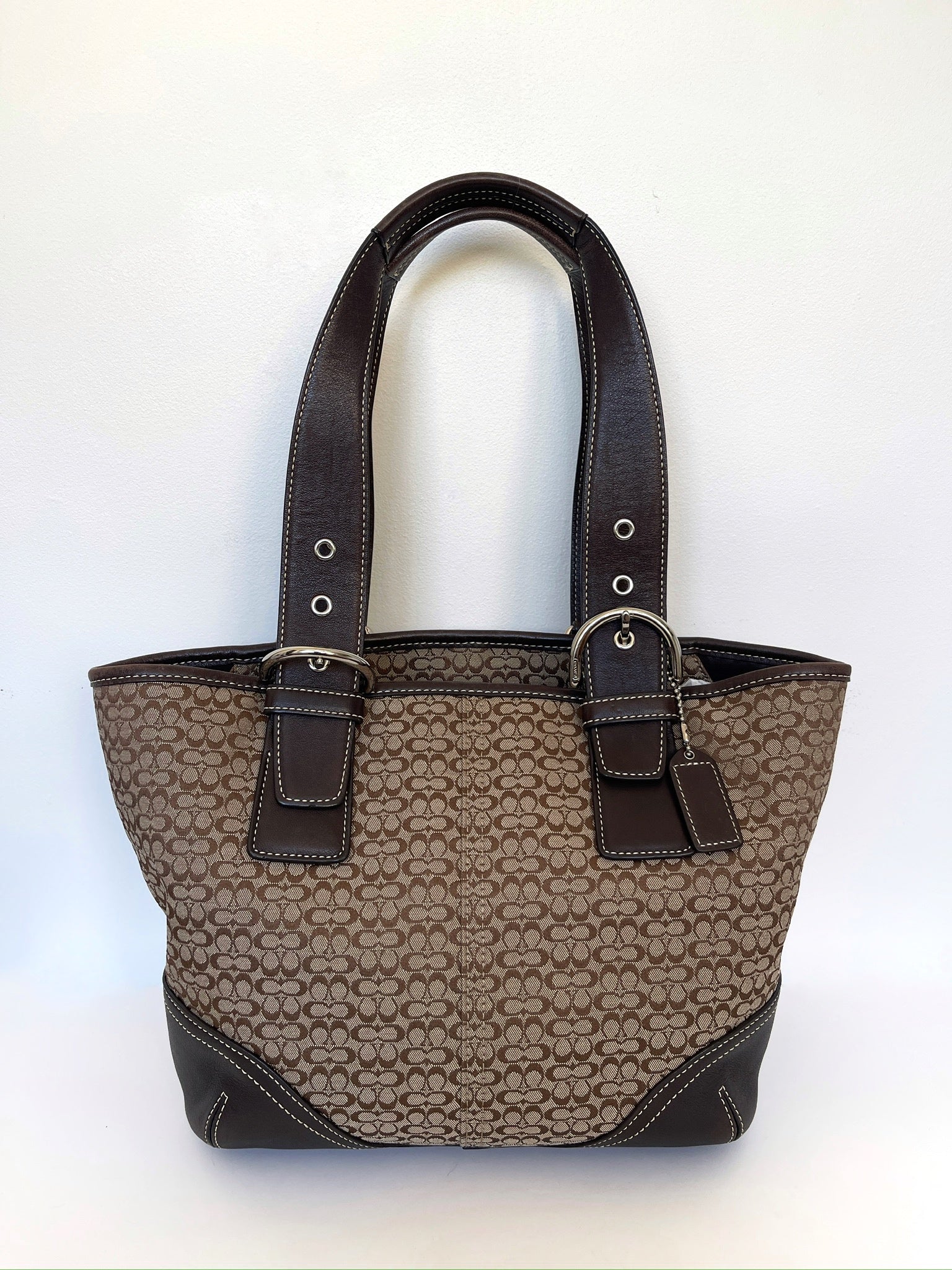 Vintage Y2K Coach signature soho shoulder bag - 2003.