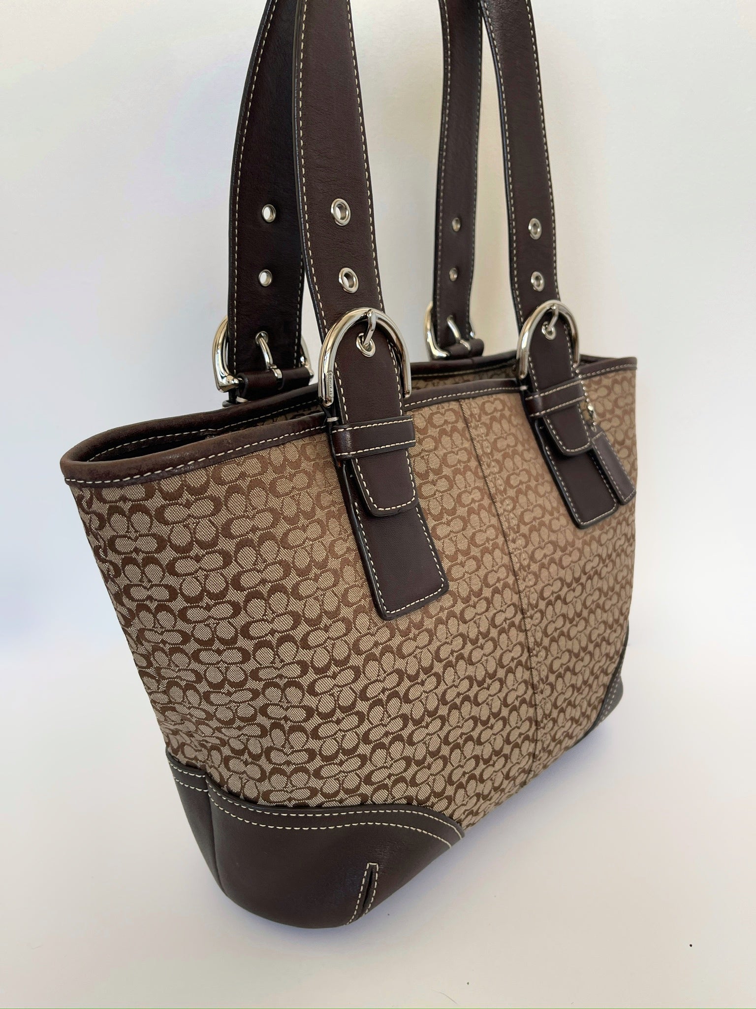 Vintage Y2K Coach signature soho shoulder bag - 2003.