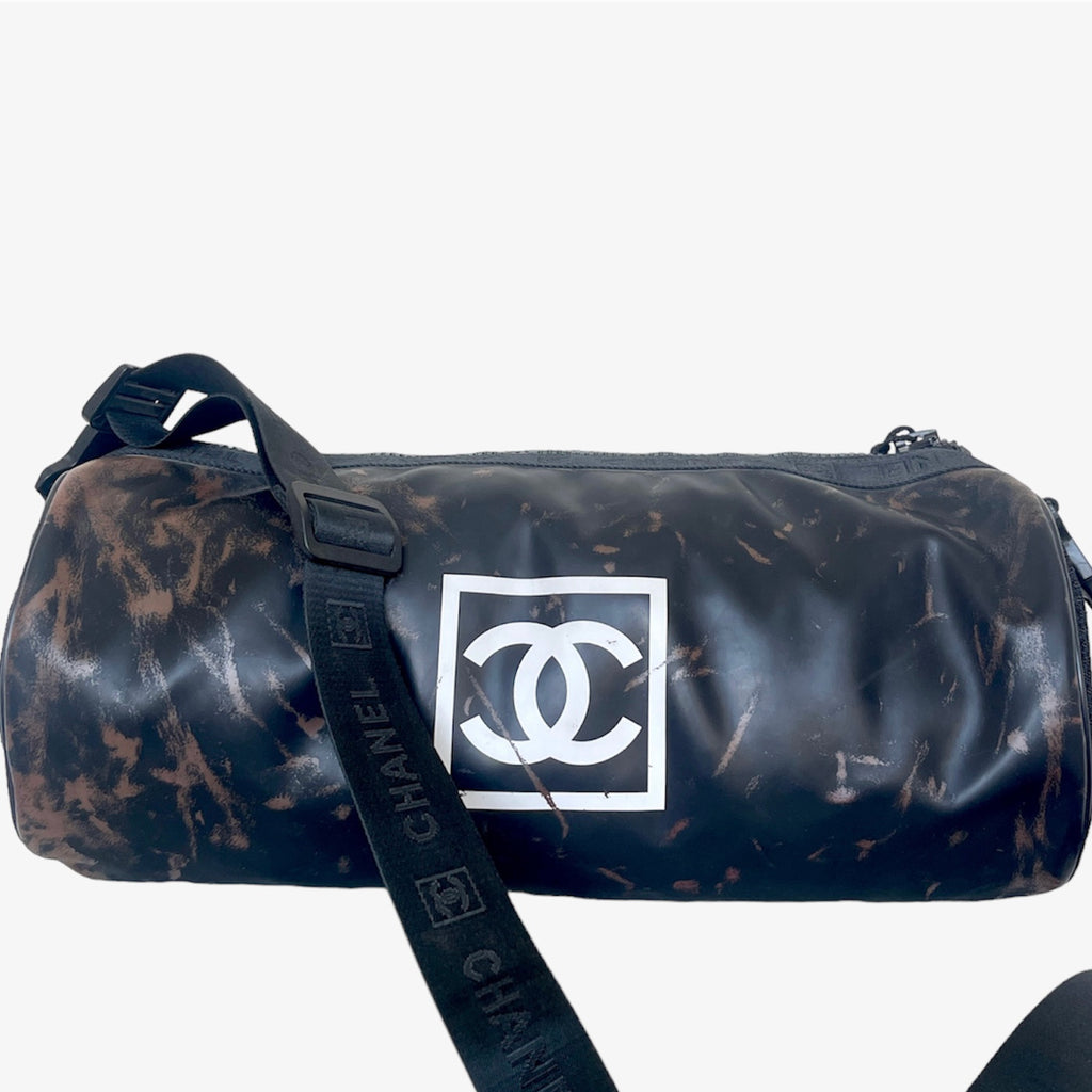 Vintage Chanel sport line duffle bag
