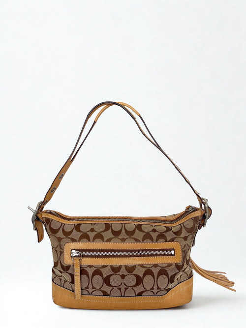 2000s Coach signature monogram bag