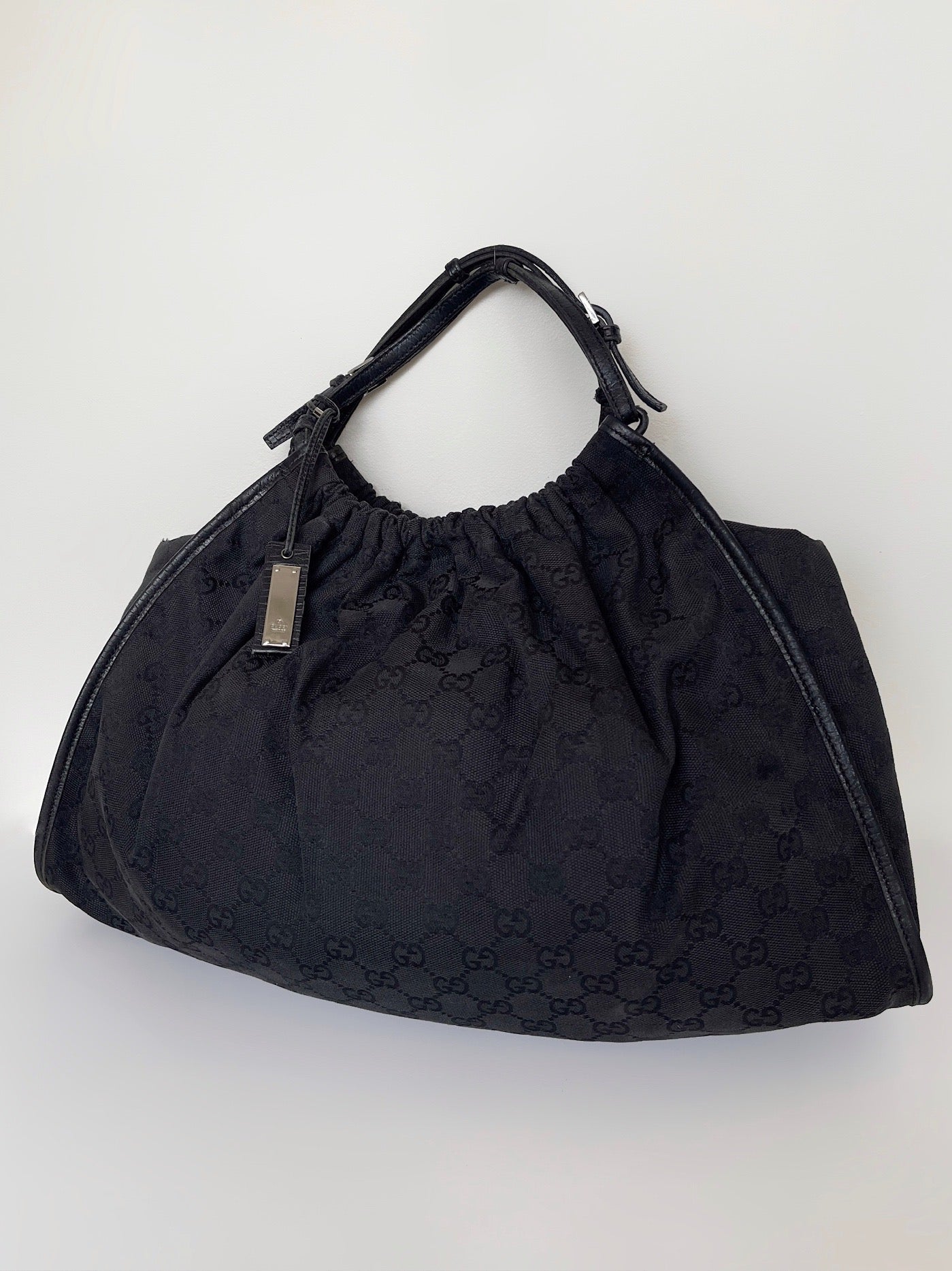 Vintage Gucci monogram hobo bag