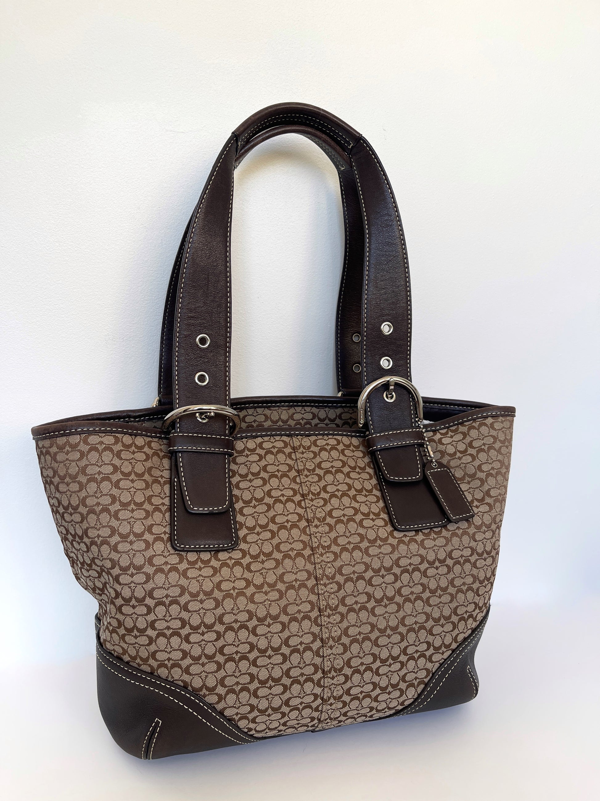 Vintage Y2K Coach signature soho shoulder bag - 2003.