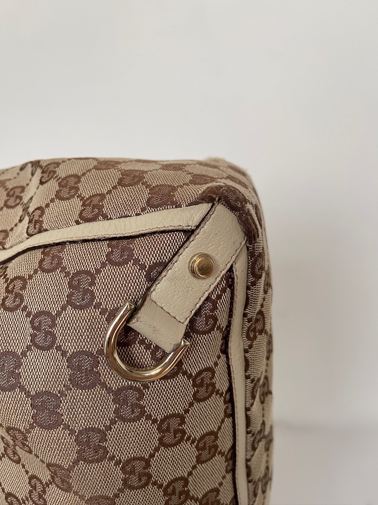 Gucci Abbey large canvas tote