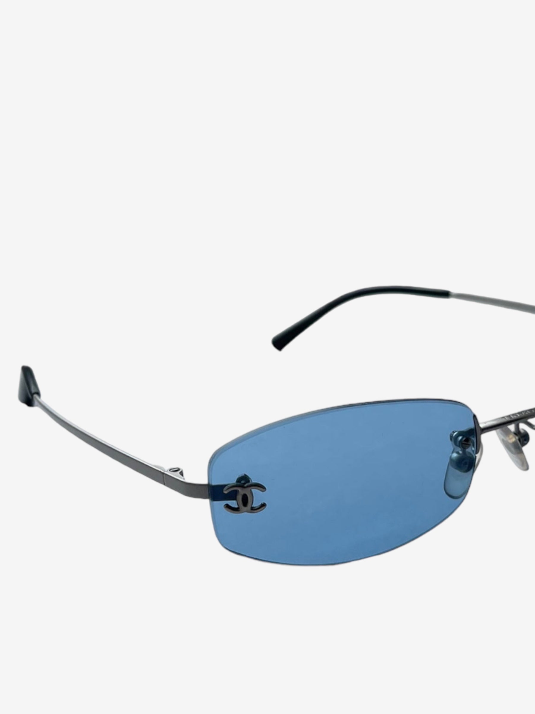 Vintage Chanel rimless sunglasses