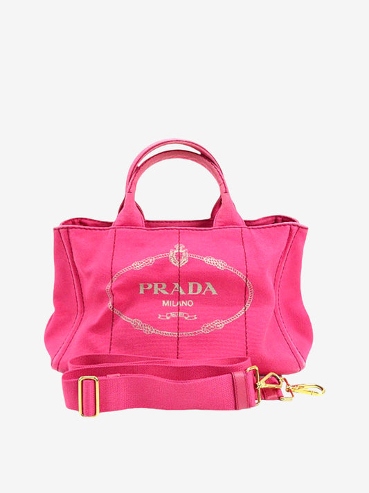 Prada Canapa large tote bag - Pink