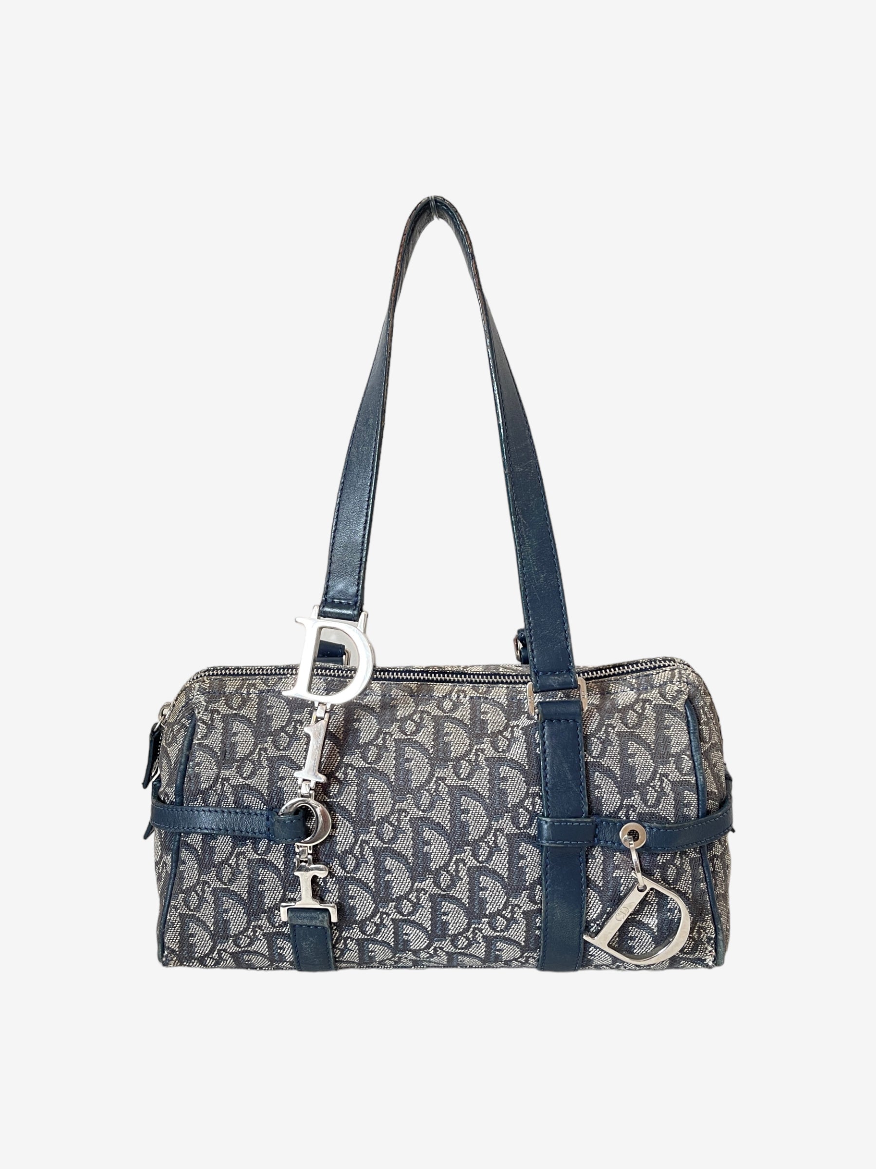 Vintage Dior monogram shoulder bag
