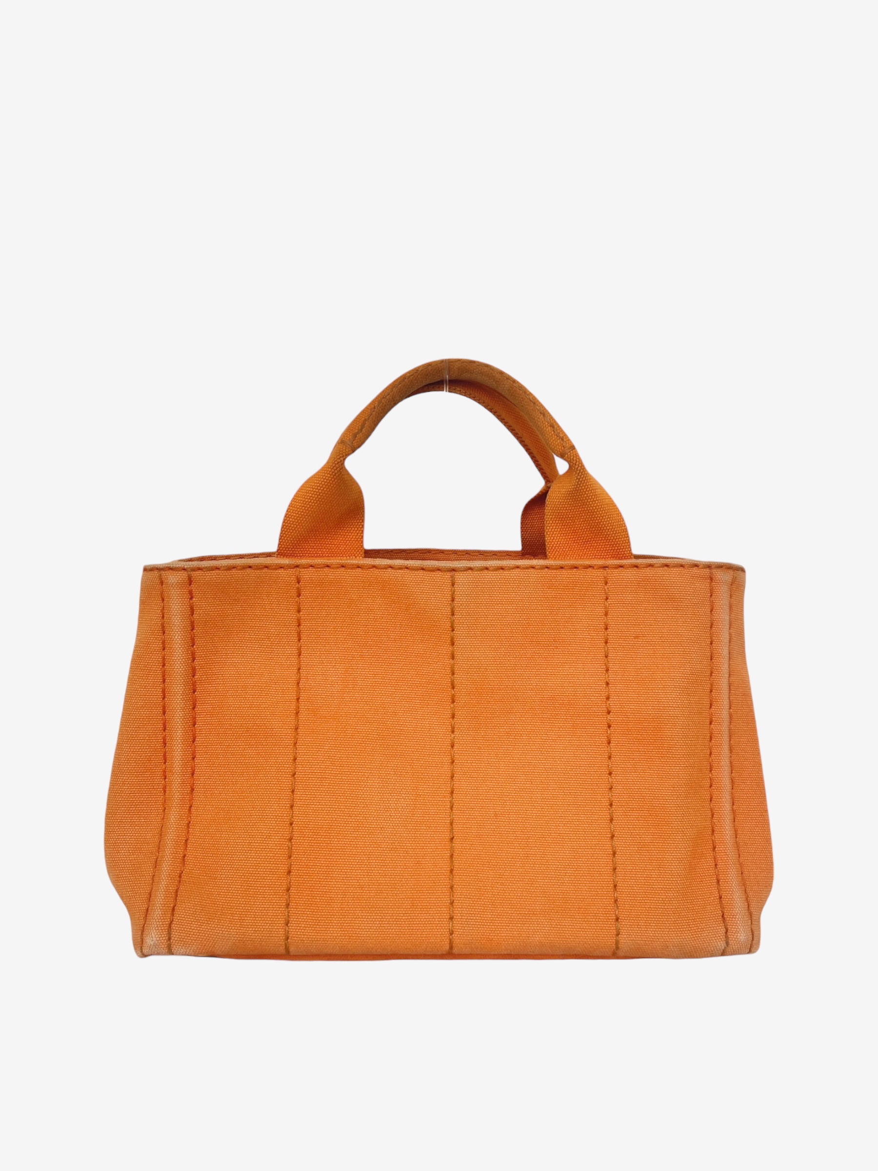 Prada Canapa bag - small orange tote