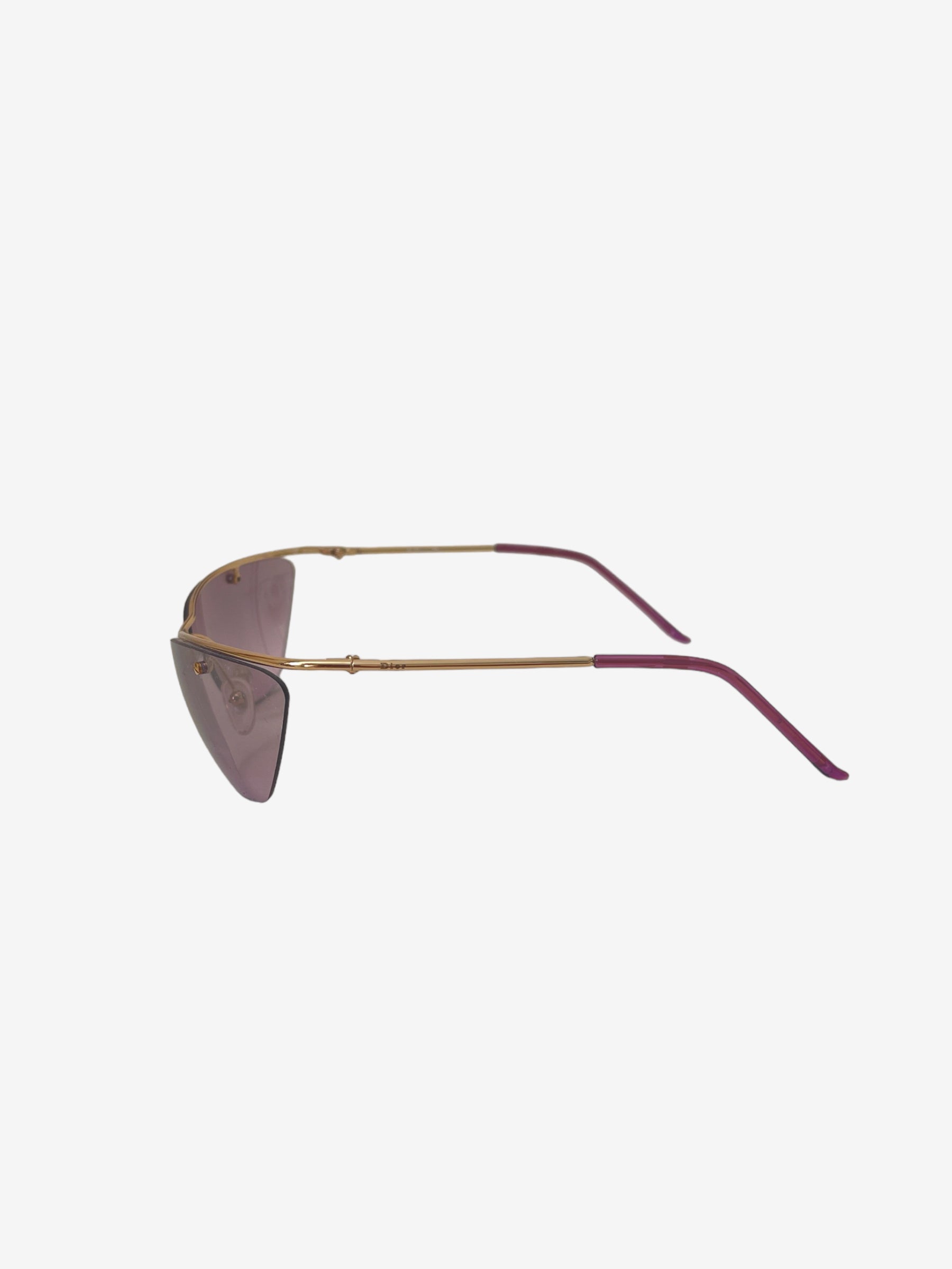 Christian Dior 'flash' sunglasses.
