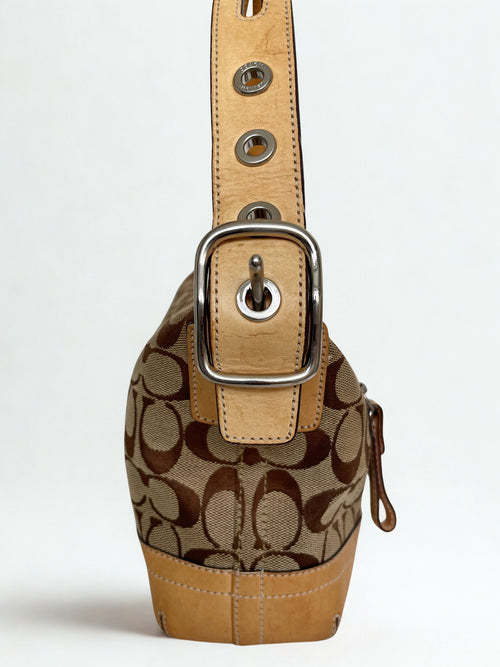 2000s Coach signature monogram bag