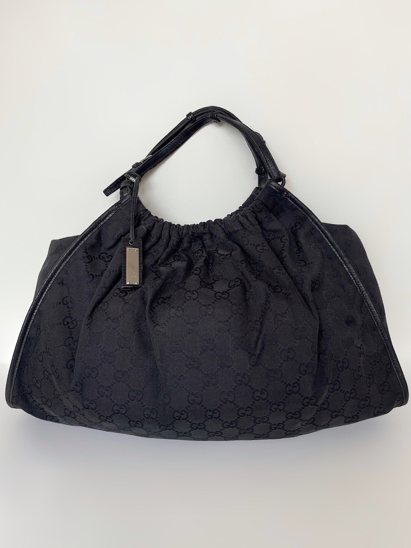 Vintage Gucci monogram hobo bag