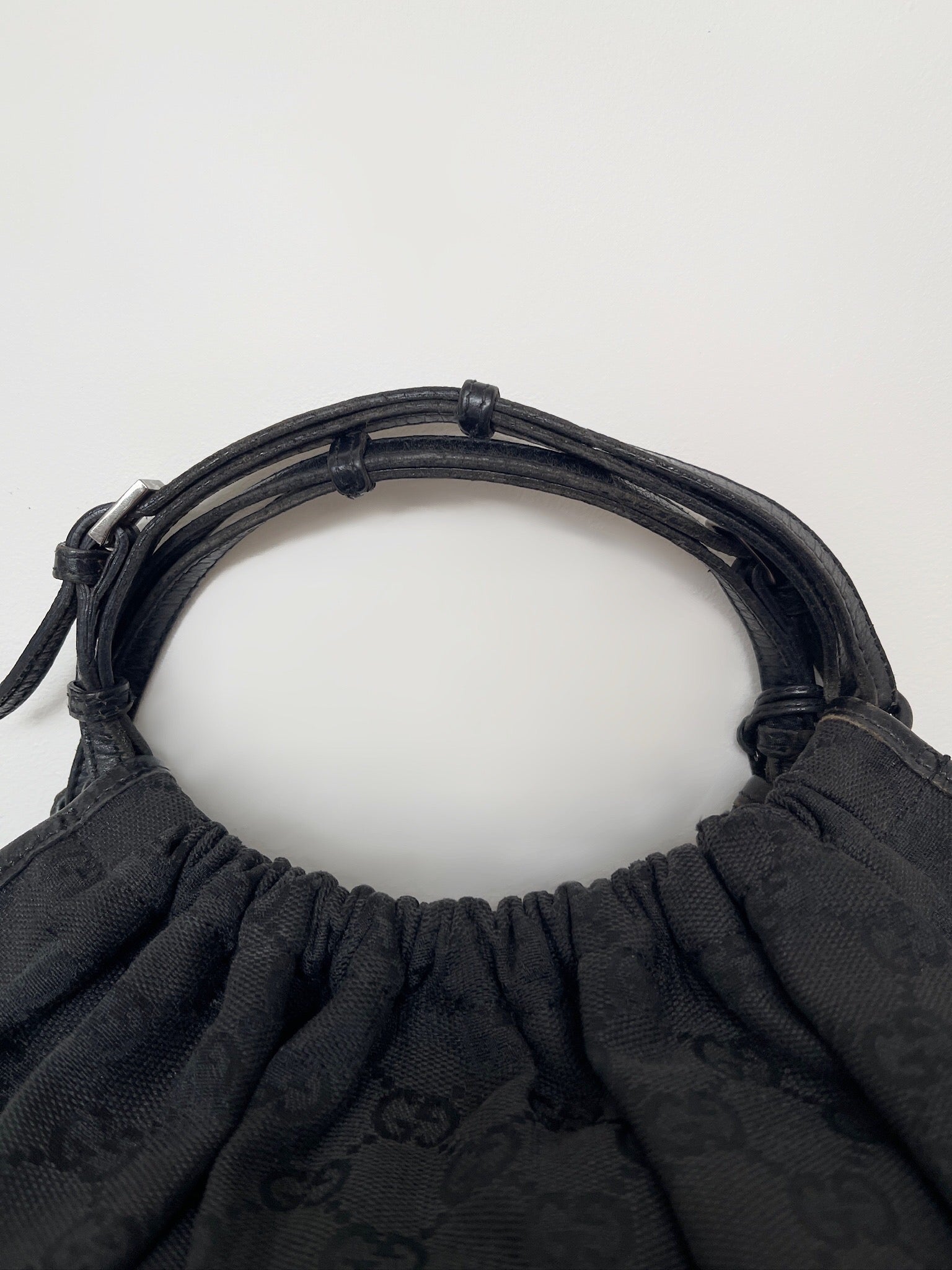 Vintage Gucci monogram hobo bag