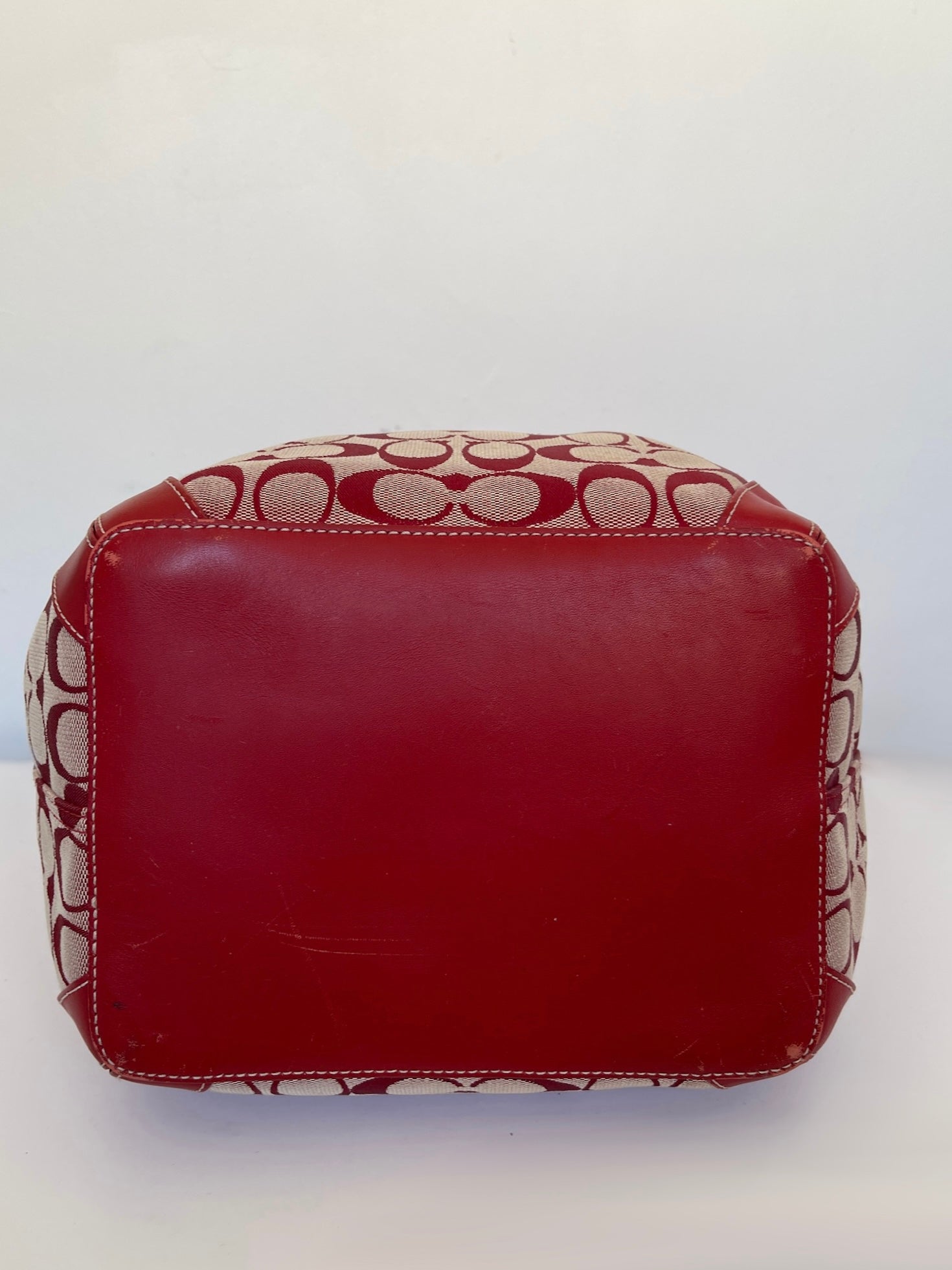 Coach signature XL hobo shoulder bag.