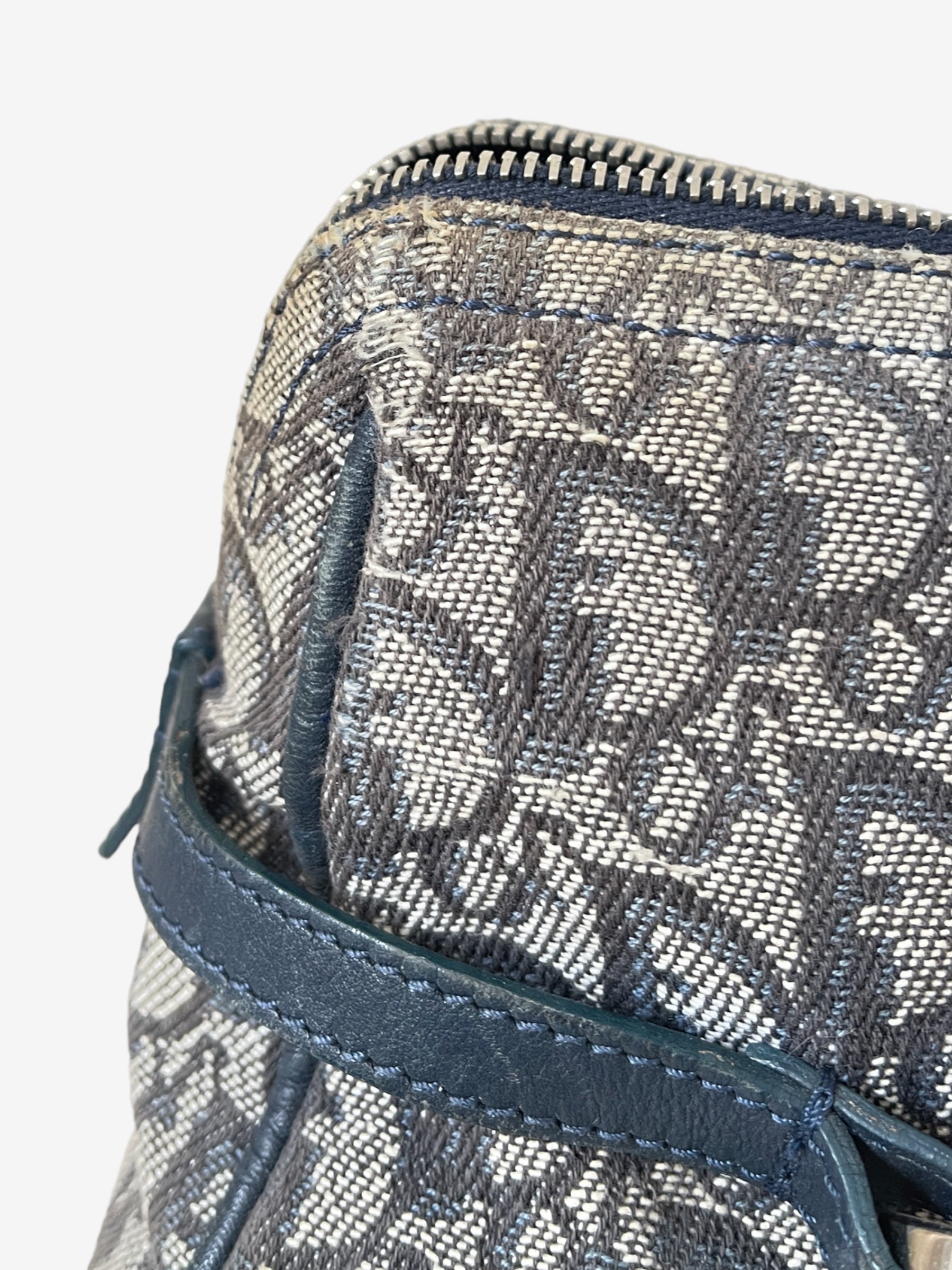 Vintage Dior monogram shoulder bag