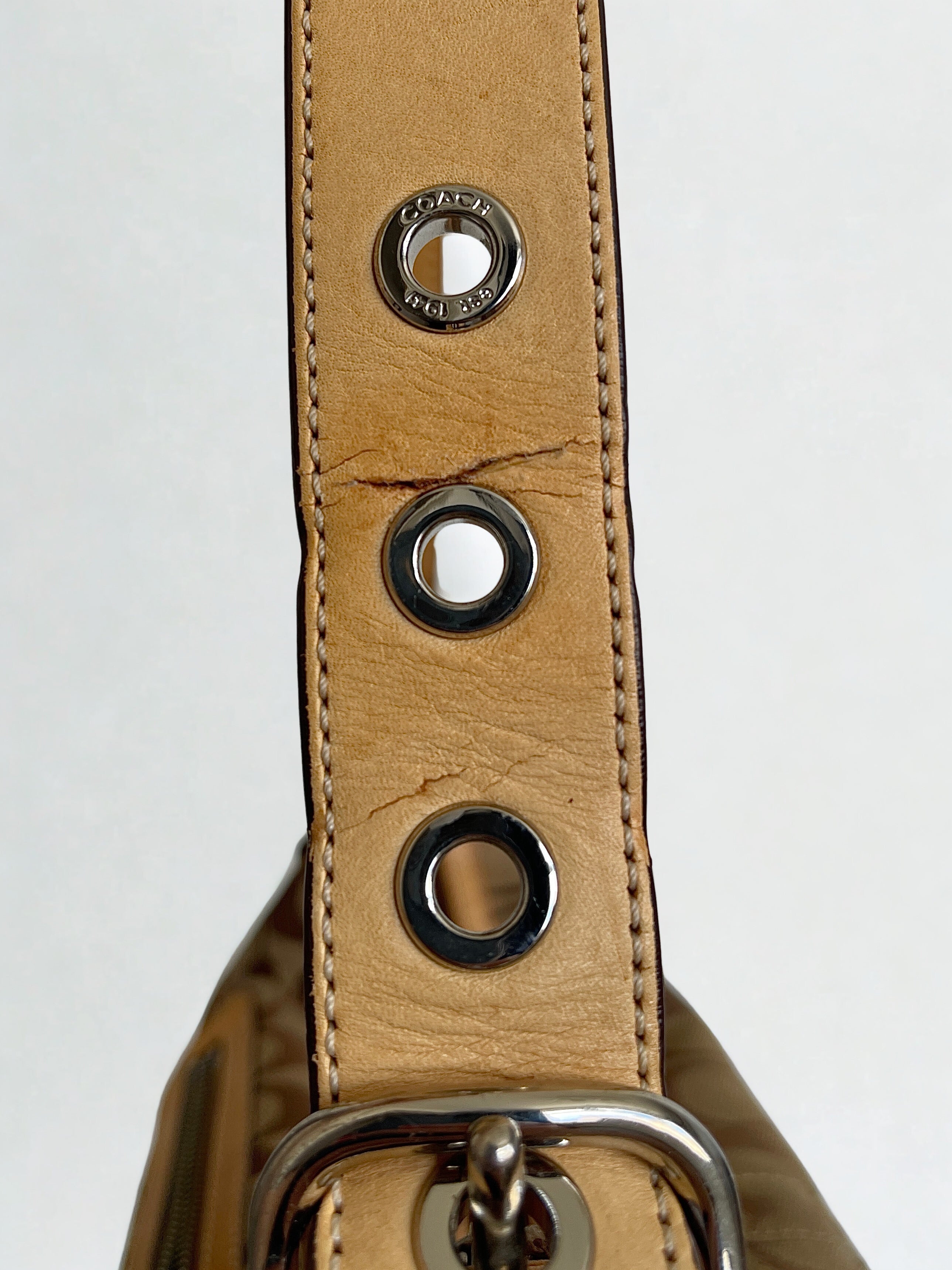 2000s Coach signature monogram bag
