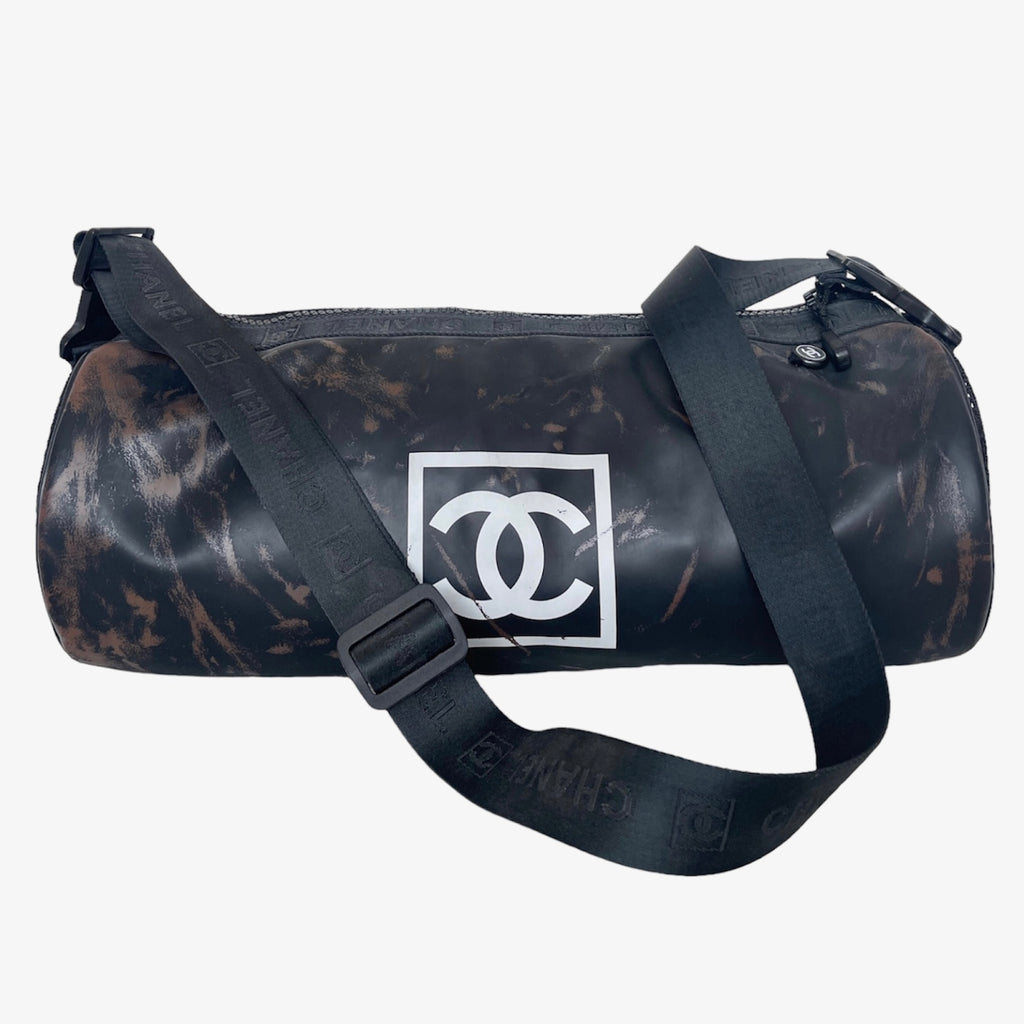 Vintage Chanel sport line duffle bag
