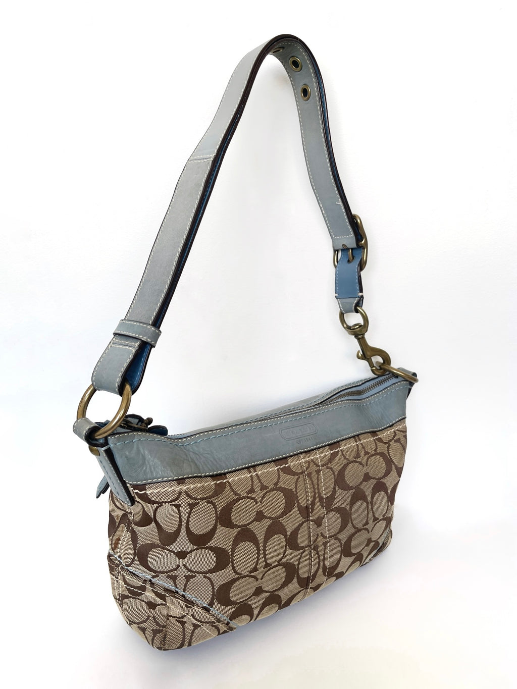 00s Coach signature monogram bag