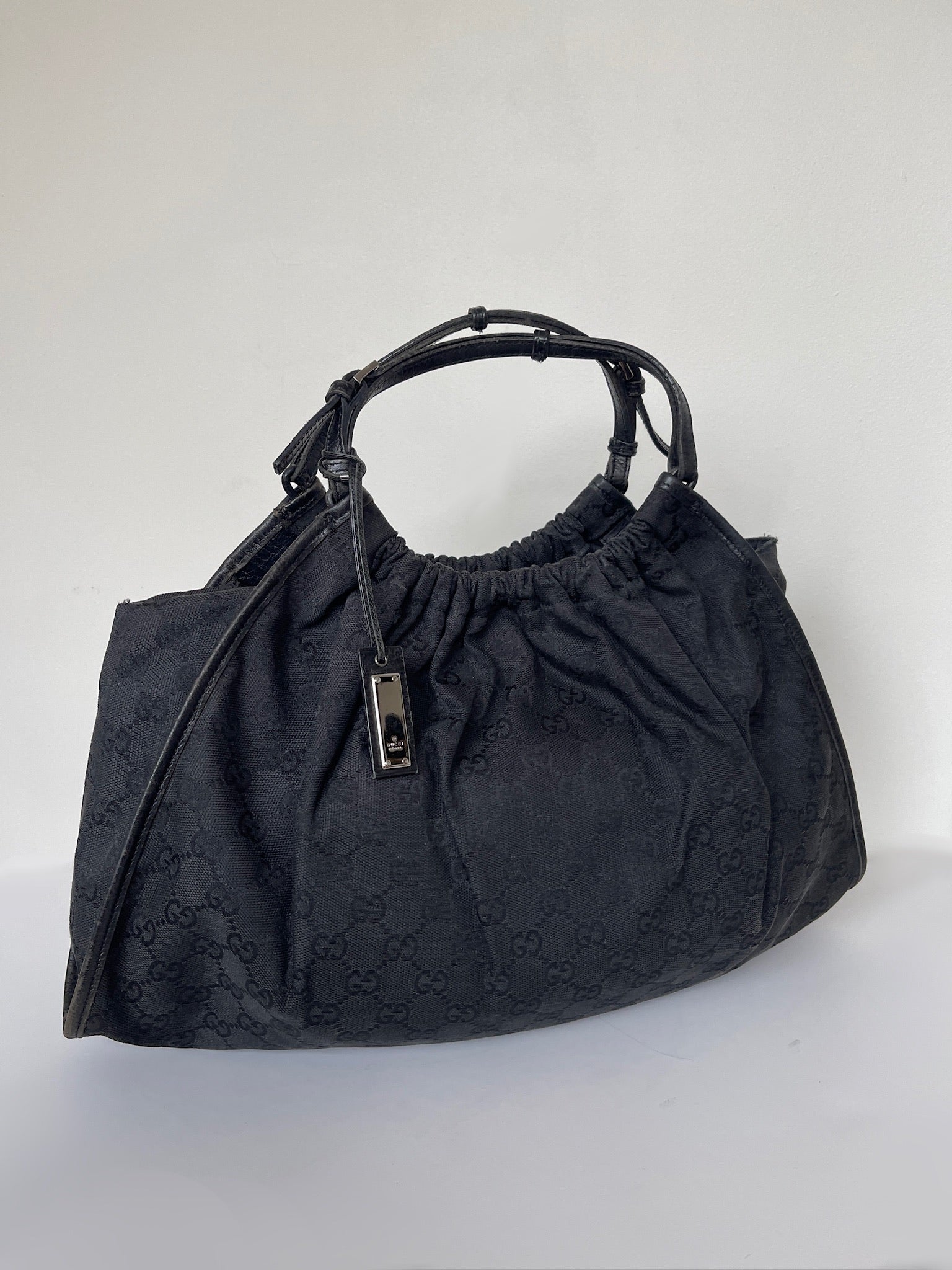 Vintage Gucci monogram hobo bag