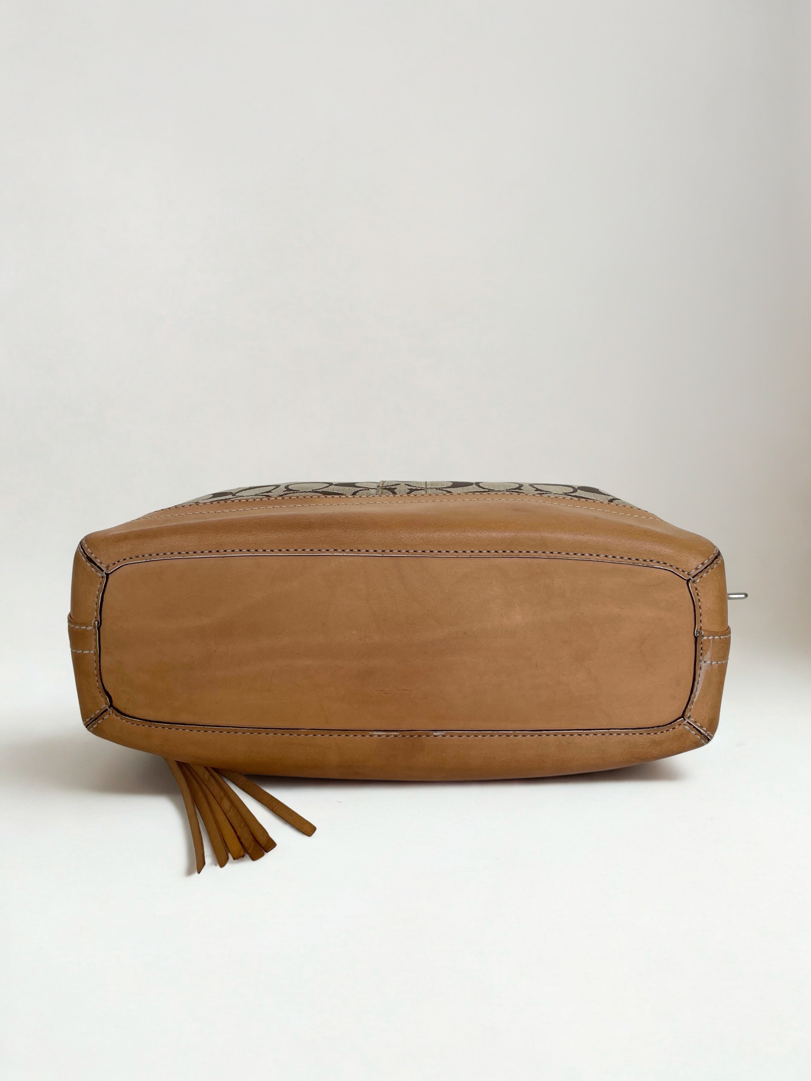 2000s Coach signature monogram bag