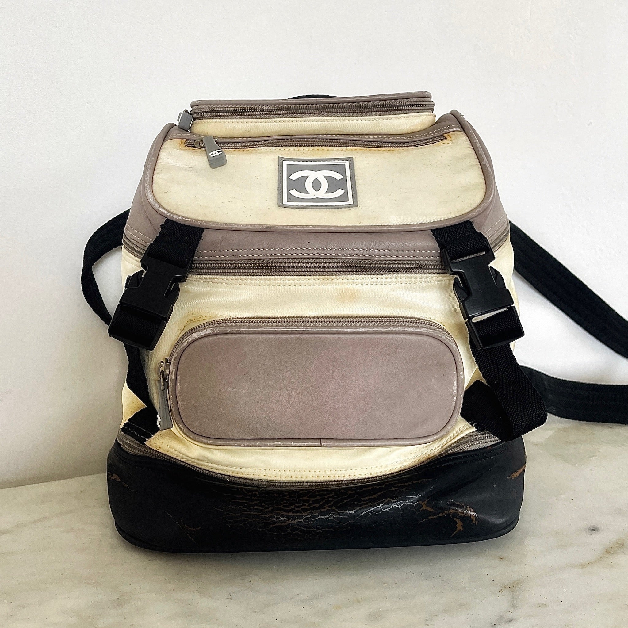 Vintage Chanel Sports Line backpack bag