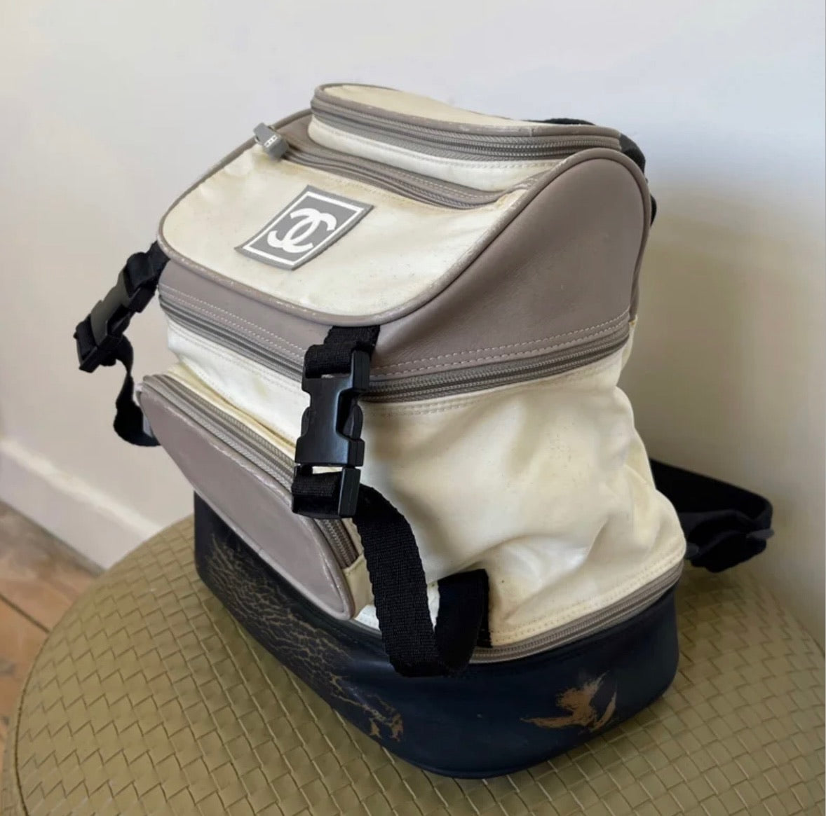 Vintage Chanel Sports Line backpack bag