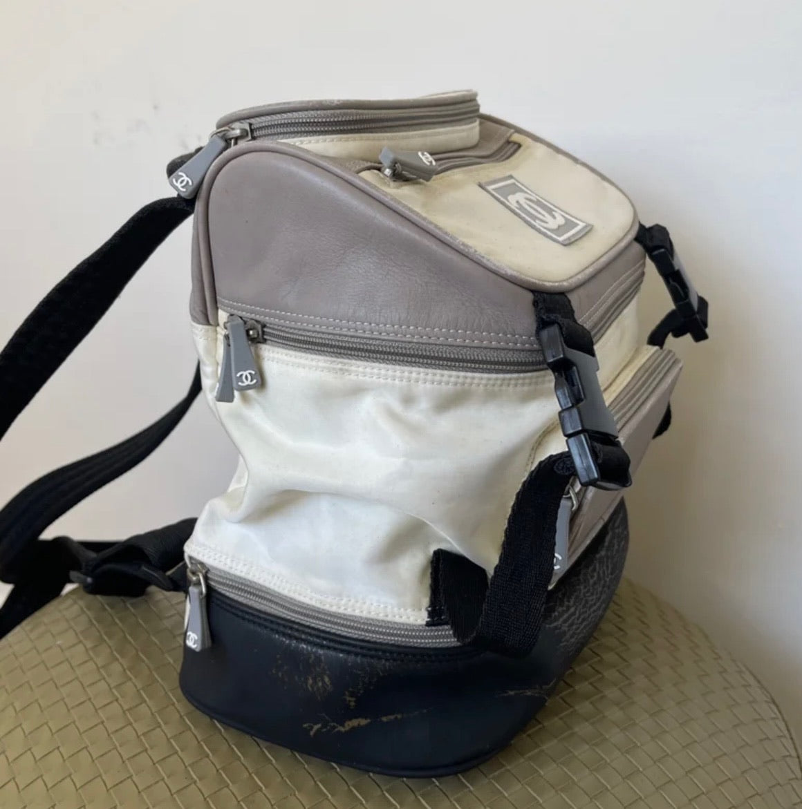 Vintage Chanel Sports Line backpack bag