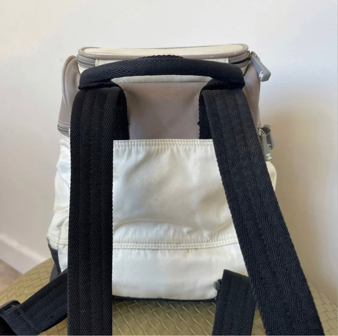 Vintage Chanel Sports Line backpack bag