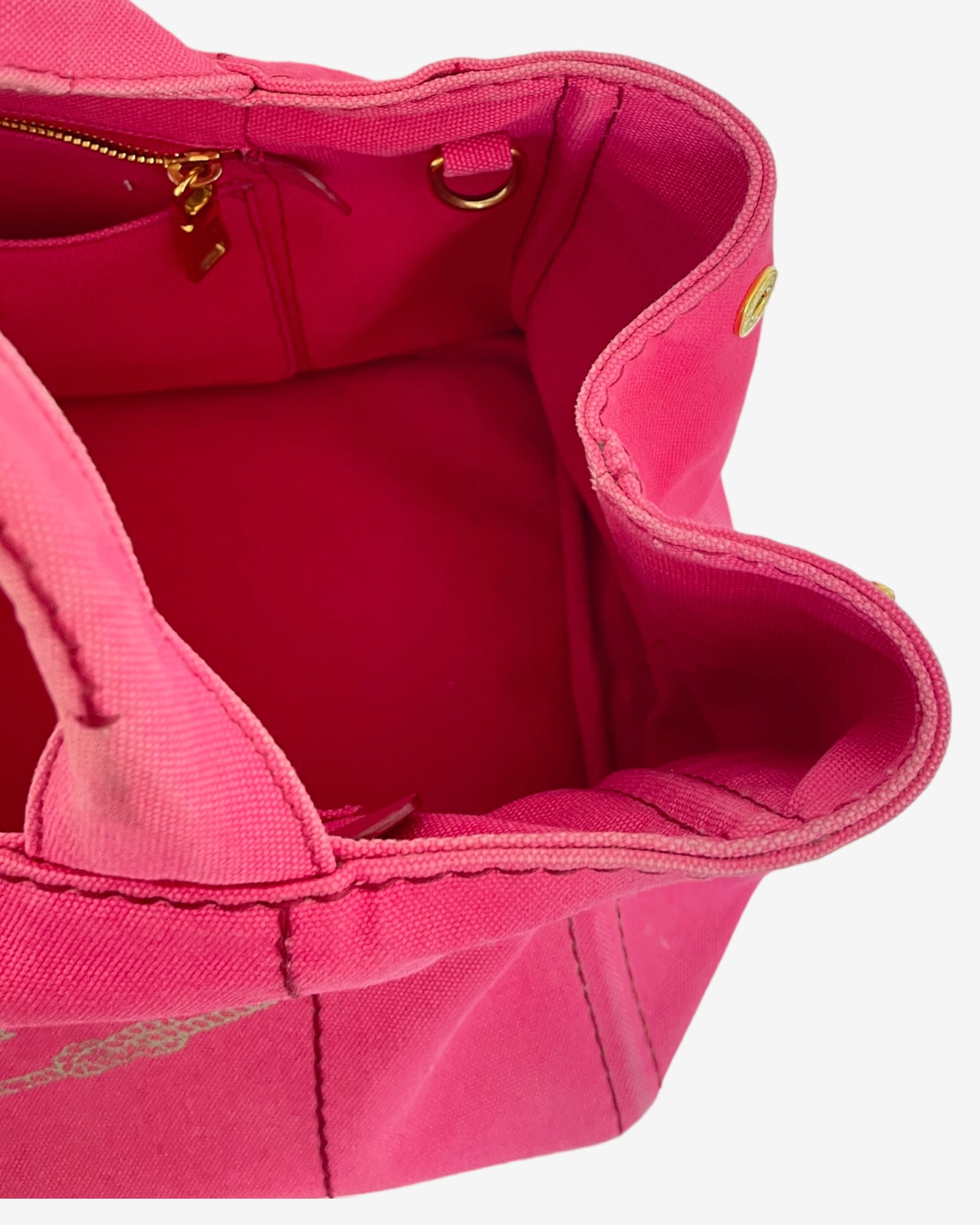 Prada Canapa large tote bag - Pink